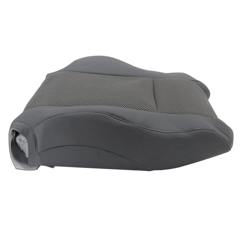 NLQR Front Passenger Back Replacement Seat Cover Cloth Gray Compatible