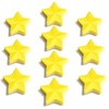 PYJLBX Fridge Magnets, 10 Pack Yellow Star Magnets Heavy Duty