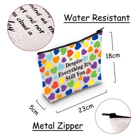 Funny Simulation Game Lover Gift Depite Everything It's Still You Makeup Bag RPG Gamer Gift Video Game Cosmetic Bag