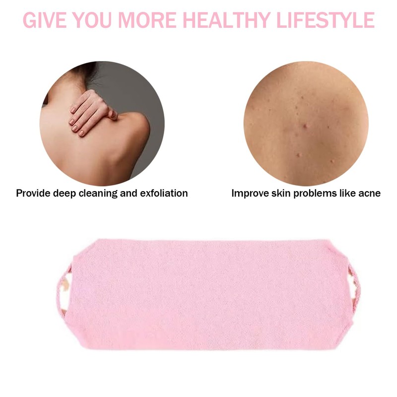 Arcjunys Exfoliating Back Scrubber for Shower Double Sideed Exfoliating Body