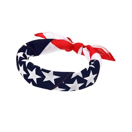 Maxdot American Flag Bandanas USA Flag Headband Kerchief Unisex Cowboy Bandanas Patriotic Accessories (6)
