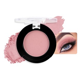 Monochrome Matte Eyeshadow Makeup Palette, Highly Pigmented Cocoa Red Color Eyeshadow Palette,Matte Pressed Powder Eyeshadow Makeup,Single Vegan Eye Shadow,Daily Evening Women Girls Eyeshadow Gift 13#