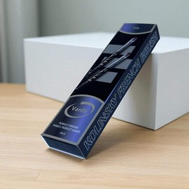 Vanfa French Brush for Nails, Gel Nail Brush, Clean up brush, Nail Art Brush with Kolinsky Hair (V16 - Pack of 2)