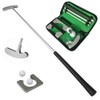 Mingzhe Golf Putting Set With Putter, 2 Balls, Cup for