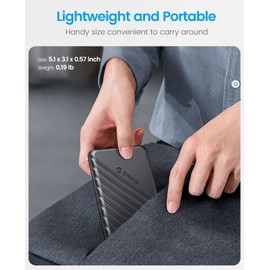 ORICO 2.5 Inch Hard Drive Enclosures, 4-Pack USB 3.0 to SATA 5Gbps for 7-9.5mm SSD HDD External Hard Drive Disk Case Support UASP Trim Tool Free,25PW1U3