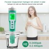 Hydrogen Water Tester 10 in 1 Resistivity/Fertility/H2/pH/TDS/EC/ORP/S.G/Salt/Temp Meter with ATC