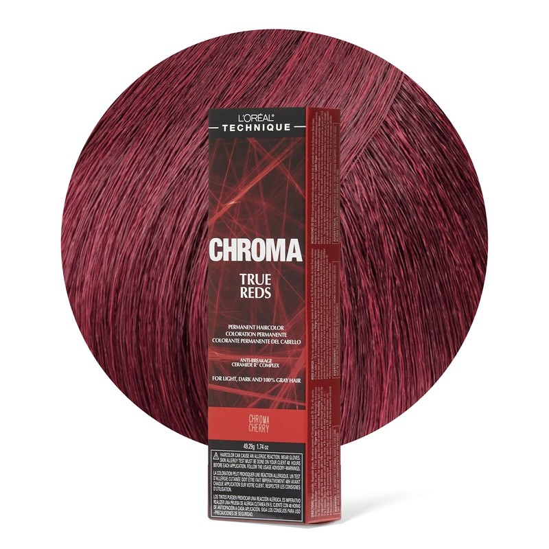 L'Oréal Technique Chroma True Reds Permanent Hair Color - Red