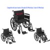 Cruiser iii Wheelchair Replacement Back,18"*17",Nylon Fabric,Back Storage Bag,Velcro,Back pad Width