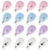 Mnvhoky 16PCS Mini Retractable Box Cutter Set, Multicolor Small Utility