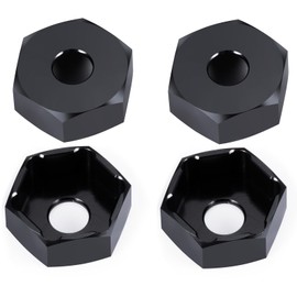 TRZX 4pcs 12mm to 14mm Wheel Hex Hub Adapter RC Hex Coupler Upgrade Parts for 1/10 SCX10 TRX4 TRX6 Tamiya Traxxas Rossi RC Car
