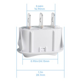 Cutetool (2PCS) SR561116 Range Hood Rocker Switch Replacement Suitable for Broan Nutone Range Hood Fans and Light Switch Replaces SR561116 R561116 Parts