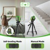 Huepar Laser Level 360 Self Leveling, Rechargeable Green Laser 3x360°