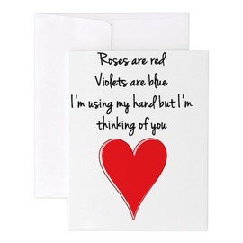 CafePress Roses Are Red, Violets Are B Notecards (Set Of 10) 4.25" x 5.5" Notecards 10 Pack