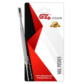 G4 Vision Cuticle Trimmer Remover Tool Pusher Spoon Nail Cleaner Dual Sided Stainless Steel Scraper Polish Gel Remover Manicure