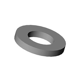 Ajile Standard Plastic Washer Polymer Washer DIN125 Insulating Polyamide PA Black for 12 mm M12 Metric Thread Screws - 20 Pieces - RMO112x20-FBA