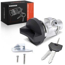 A-Premium Ignition Lock Cylinder with 2 keys Compatible with Jeep Grand Cherokee, Cherokee & Dodge Grand Caravan, Dakota, B150, B1500, B2500 & Chrysler Town & Country, Imperial & Plymouth Acclaim