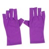 Gatuida 2Pcs UV Protection Gloves for Nail Lamp UV Fingerless