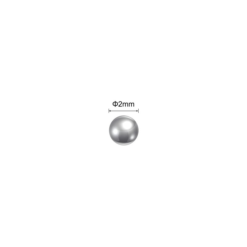uxcell 800pcs 2mm 201 Stainless Steel Bearing Balls G200 Precision