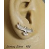 STERLING SILVER 925 AMTHGPS-043 Single Ear Sterling Silver 925 Earrings