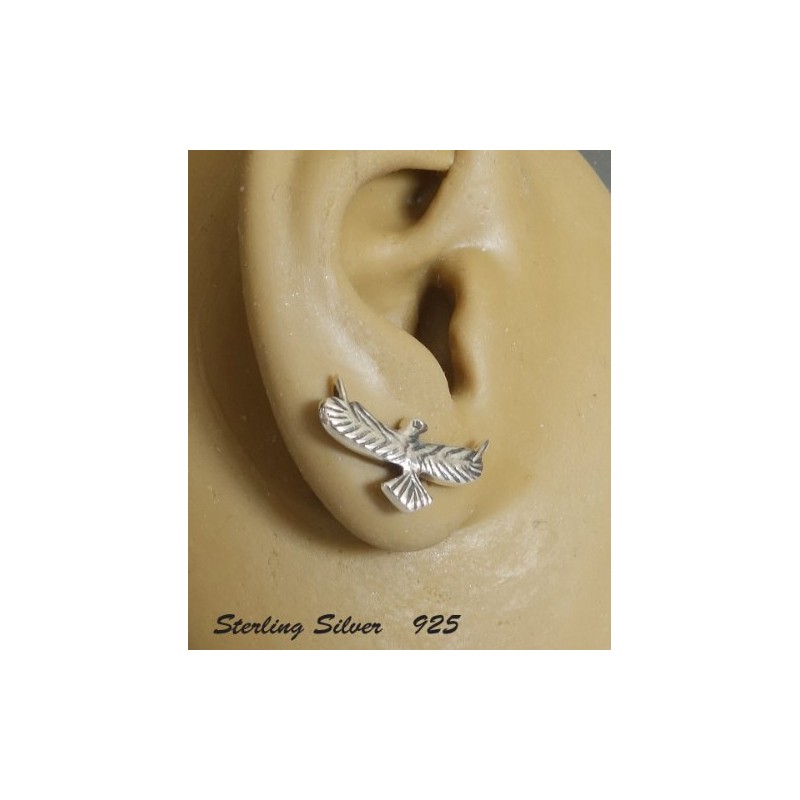 STERLING SILVER 925 AMTHGPS-043 Single Ear Sterling Silver 925 Earrings
