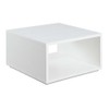 Convenience Concepts Northfield Admiral Square Coffee Table, White