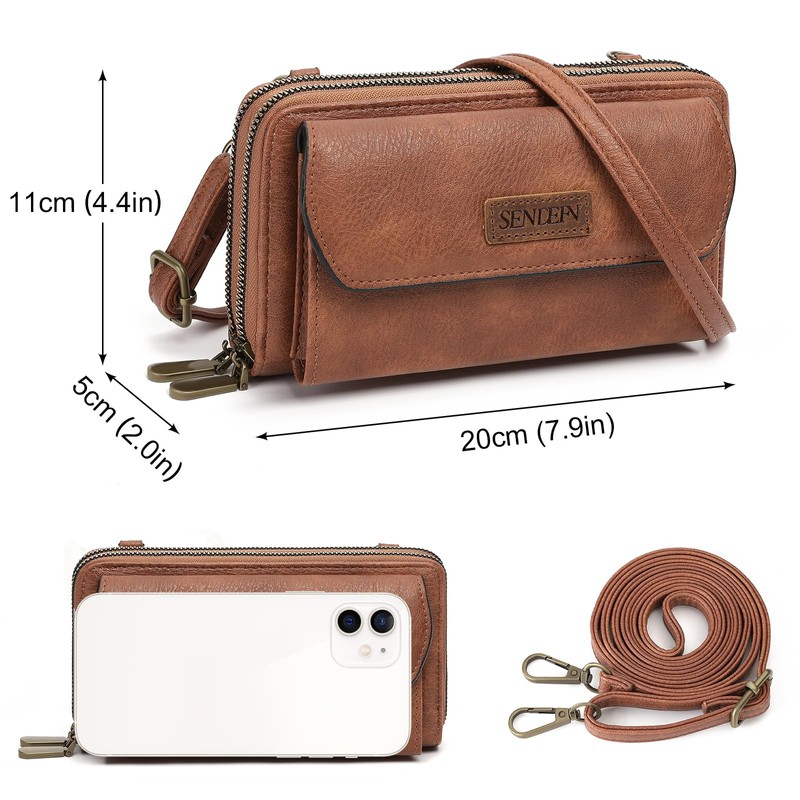 SENDEFN Crossbody Phone Bag for Women Travel Cross Body Bag