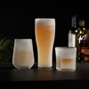 Viski Glacier Double Walled Beer Glass with Active Cooling Gel,