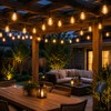 Solar Outdoor String Lights for Patio – Remote Control, Dual