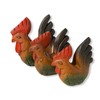 Painted Wooden Musical Whistle Rooster Instrument - Size: Medium 4"