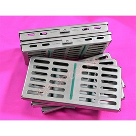 5 EA Premium Dental Surgical Autoclave Sterilization Cassette for 7 Instrument