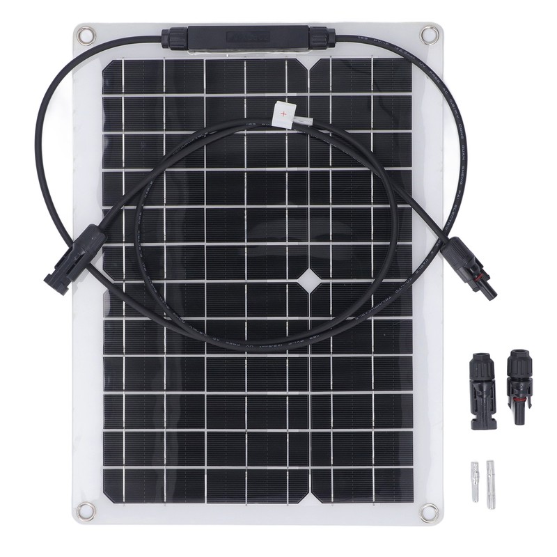 Small Solar Panel Flexible Kit 18V 15W for Battery Charging