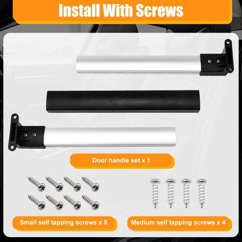 Blueshyhall RV Screen Door Handle Grab Bar Adjustable from 21"