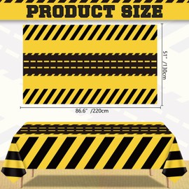 4 Pack Construction Tablecloth Construction Road Party Decorations Dump Truck Birthday Table Cloth Rectangular Racing Car Theme Table Covers for Kids Boy Parties Baby Showers Supplies 51 x 86 in