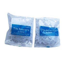 Tiles Cross Joint Spacers 0.1 inch (3 mm) Grout Width 1000 Pieces