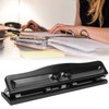 Desktop Hole Punch, Adjustable 4 Hole Paper Punch Puncher, 10