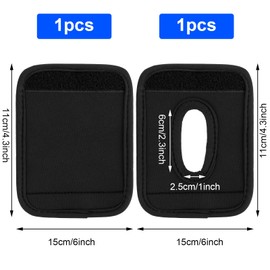 2 Pcs Luggage Handle Wraps Soft Suitcase Handle Wraps Luggage Identifiers Luggage Handle Covers Luggage Markers Luggage Handle Grips Wraps for Travel Suitcase Trolley Case