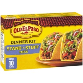General Mills Old El Paso Stand and Stuff Tacos Dinner Kit, 10 Count, 250g/8.8 oz.,