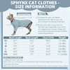Hjyokuso Cat Clothes, Sphynx Cat Clothing, Sphynx Cat Jumper, Cat