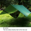 Tent Tarp 9.8FT x 9.8FT Portable Lightweight Camping Tent Mat