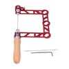 Mini Woodworking Hand Saw U Shape Wooden Handle Coping Saw