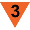 ComplianceSigns.com DOD 6055 Fire Division 3 Mass Fire (Inverted Triangle)