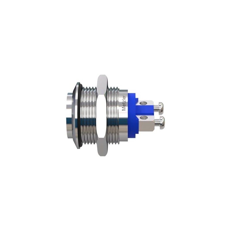 Metzler - Push button 19mm - IP67 IK10 - stainless