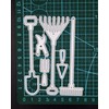 6 Piece Gardening Tools Metal Cutting Dies Set, Tool, Scrapbooking,