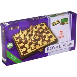 Chess Royal 30 European Wooden Handmade International Set, 11.81 x 1.97-Inch