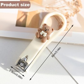 3-teiliges Set, süßer Nagelknipser, gerader Nagelknipser, Nagelschere, scharfer Nagelknipser, Nagelknipser für Frauen, Mädchen und Kinder