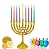 The Dreidel Company Jerusalem Hanukkah Candles Menorah Candles Single-Pack, Chanukah