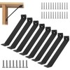 Rasugarlary 11 x 3'' Inside Mount 45-Degree Angle Bracket, 8
