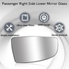 TOP-MAX Passenger Right Side Lower Mirror Glass Replacement for Ford