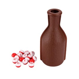 Kisangel Set Snooker Pool Balls Billiard Accessories Pool Table Accessories Party Favor Balls Tally Balls and Snooker Pool Bottle Dice Billiards Accessory dice Bottle Number