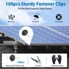 FUTRPOW Solar Panel Bird Guard,6inx150ft Critter Guard for Solar Panels,Black